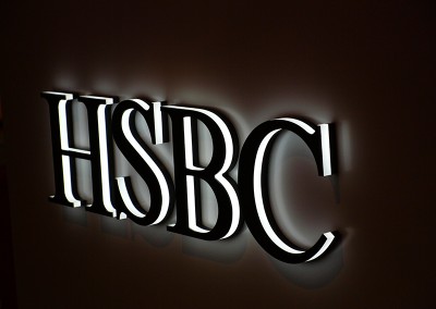 HSBC valokirjaimet