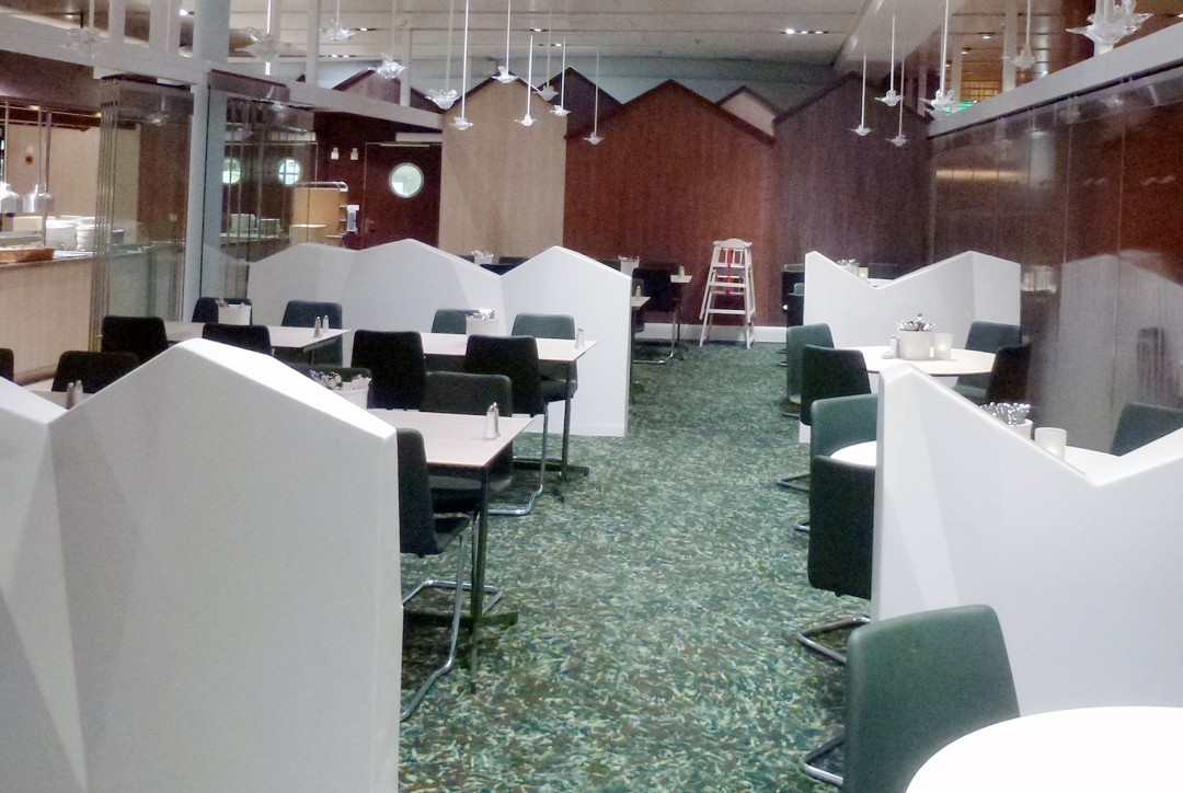 Birka Linen risteilylaivan tilanjakajat