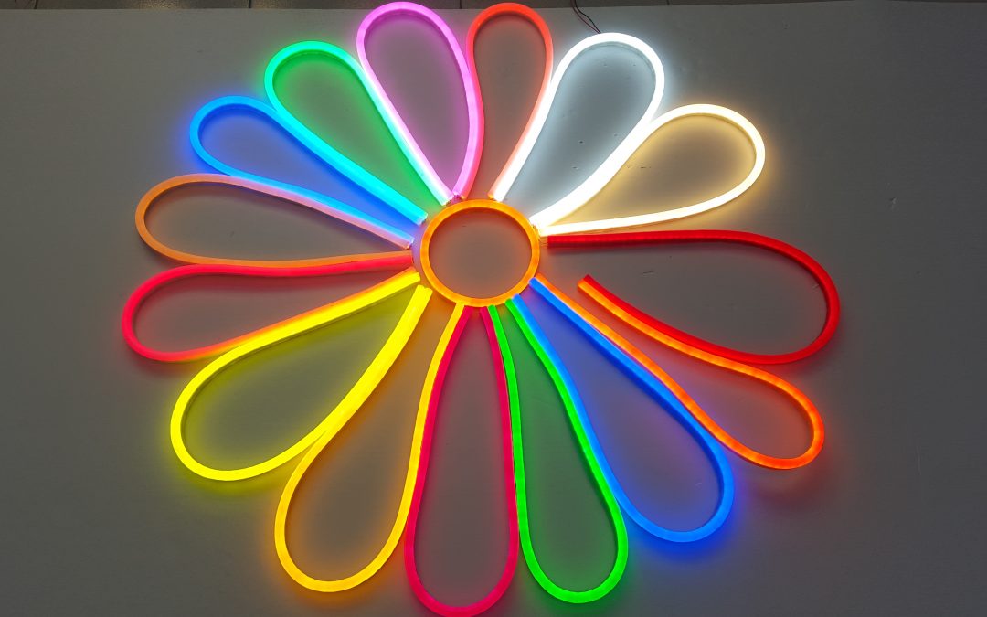LED-valokaapelin värimallit